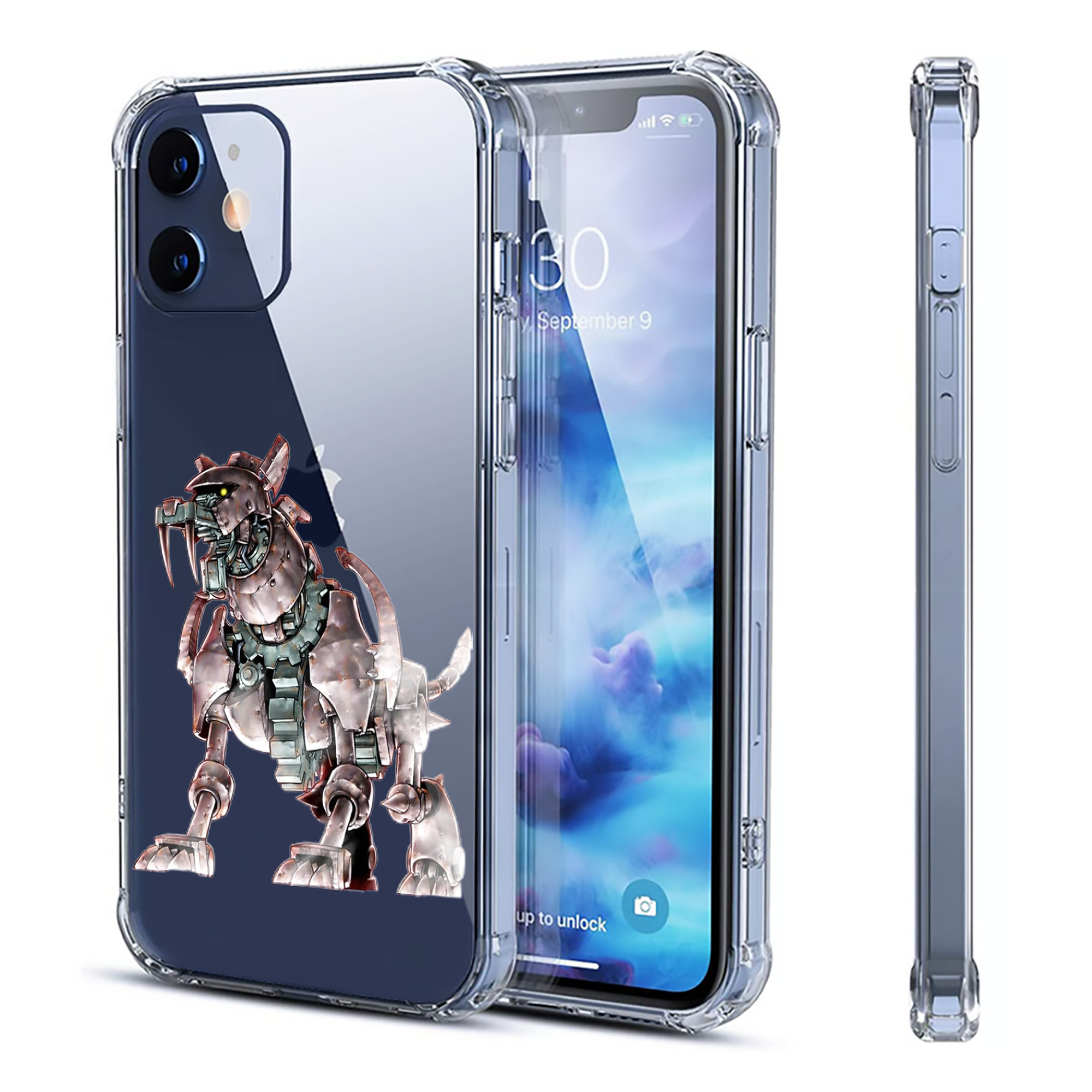 （画像用） 遊☆戯☆王 Yu-Gi-Oh! 【iPhone 12シリーズ対応】透明スマホケース（クリアソフトケース）